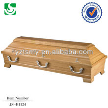 hot sale solid maple coffin box
